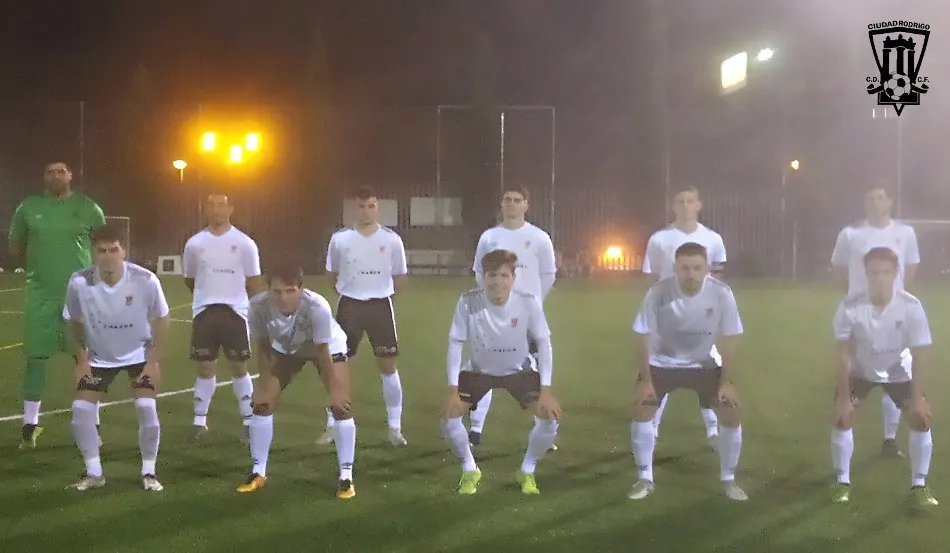 Once inicial del Ciudad Rodrigo en el partido frente al Navega