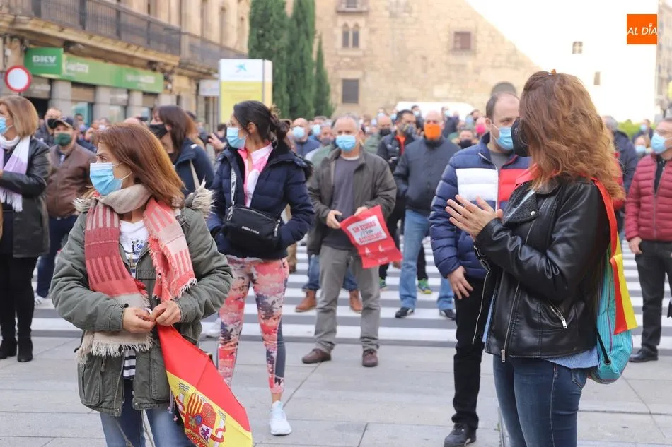 Foto 8 - Nueva manifestacion de hosteleros salmantinos que reclaman ayudas directas y su derecho a trabajar