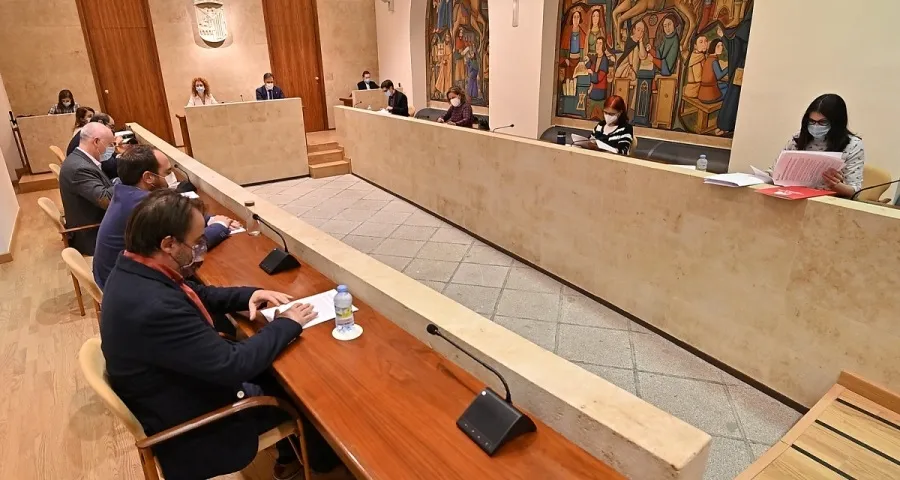 Reunión de la comisión de seguimiento del pacto político municipal de Salamanca