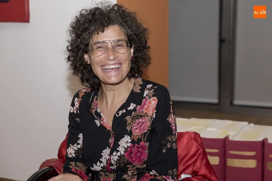 Felicidad Campal en una entrevista para SALAMANCA AL DÍA | Fotos: Carmen Borrego