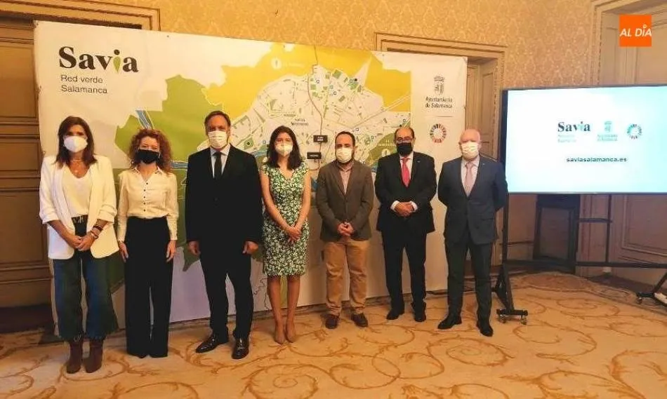Presentación de Savia, un nuevo proyecto de ciudad en torno al medio ambiente, que tuvo lugar en el Ayuntamiento, en septiembre. Foto de archivo de Lydia González