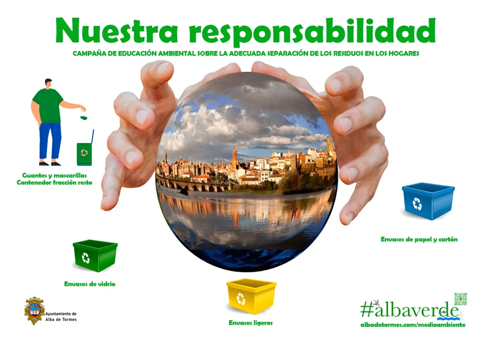 Alba de Tormes ha lanzado una campaña para la recogida de residuos