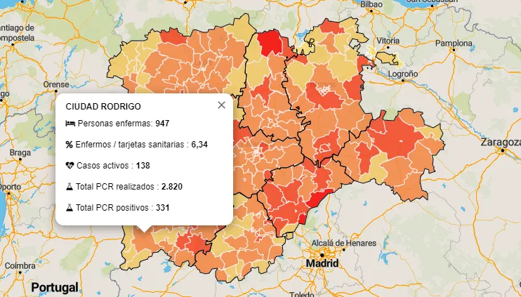 La comarca suma 13 positivos más, pero logra tener menos casos esta semana que la anterior  