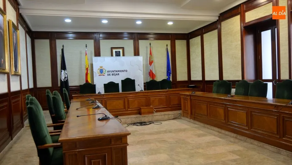 Salón de plenos del Ayuntamiento de Béjar