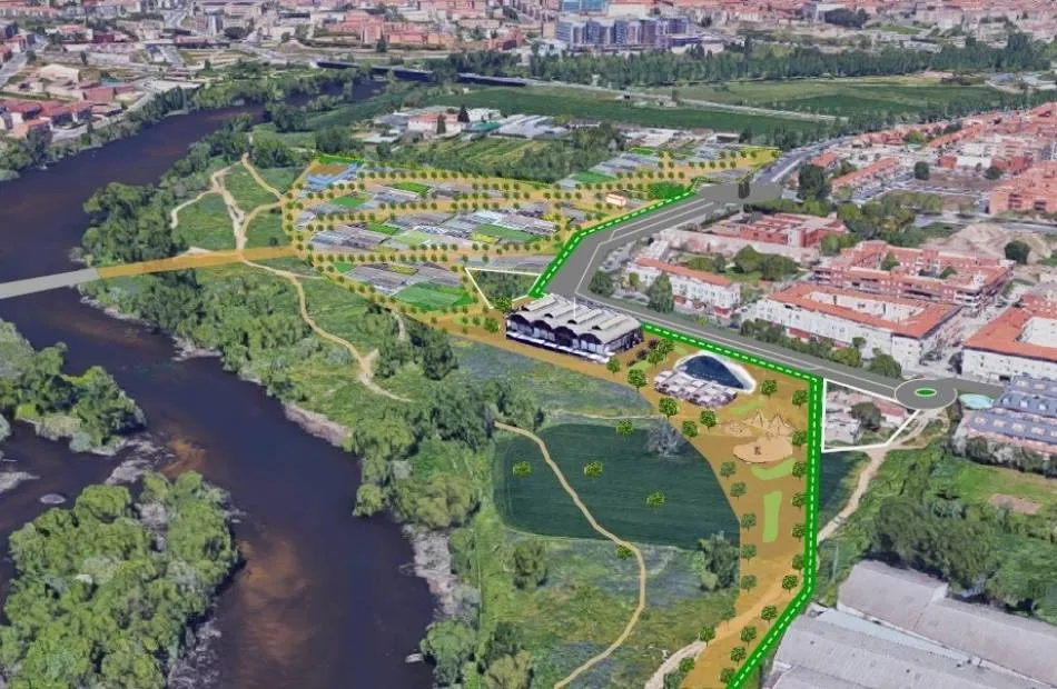 Lugar donde se ubican los huertos ecológicos en la ribera del Tormes - Archivo