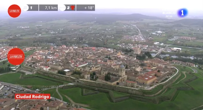 Foto 11 - As&iacute; se vio por TV la primera llegada de La Vuelta a Ciudad Rodrigo en 16:9 y HD  
