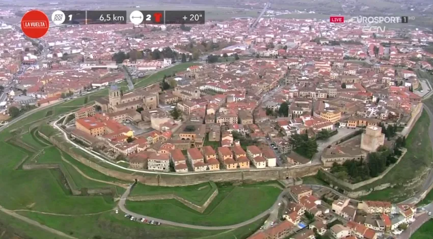 Foto 9 - As&iacute; se vio por TV la primera llegada de La Vuelta a Ciudad Rodrigo en 16:9 y HD  