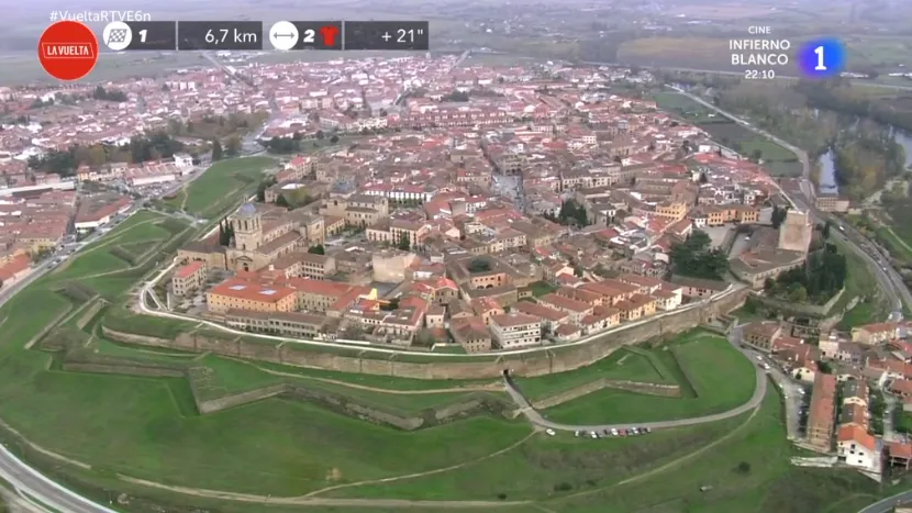 Foto 10 - As&iacute; se vio por TV la primera llegada de La Vuelta a Ciudad Rodrigo en 16:9 y HD  