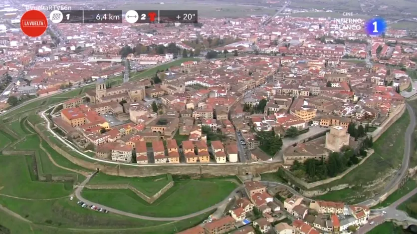 Foto 8 - As&iacute; se vio por TV la primera llegada de La Vuelta a Ciudad Rodrigo en 16:9 y HD  