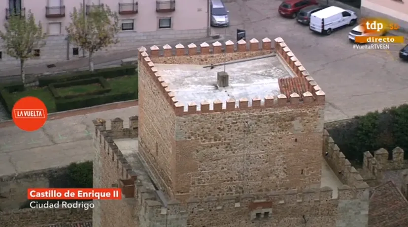 Foto 2 - As&iacute; se vio por TV la primera llegada de La Vuelta a Ciudad Rodrigo en 16:9 y HD  