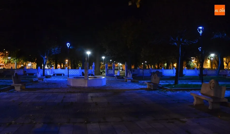 Foto 7 - La Casa Consistorial y el Parque de los Tilos se iluminan de azul por el D&iacute;a Mundial de la...