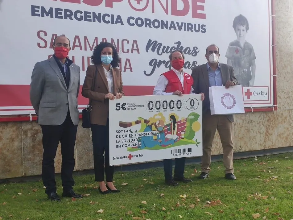 El Colegio Oficial de Farmacéuticos de Salamanca colabora en el Sorteo de Oro de Cruz Roja
