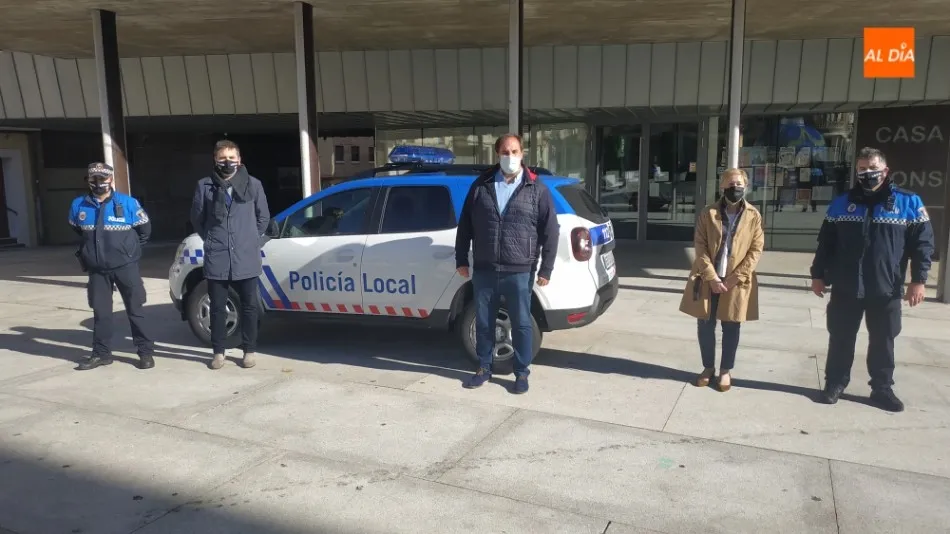 Guijuelo presenta el nuevo coche de la Policía Local