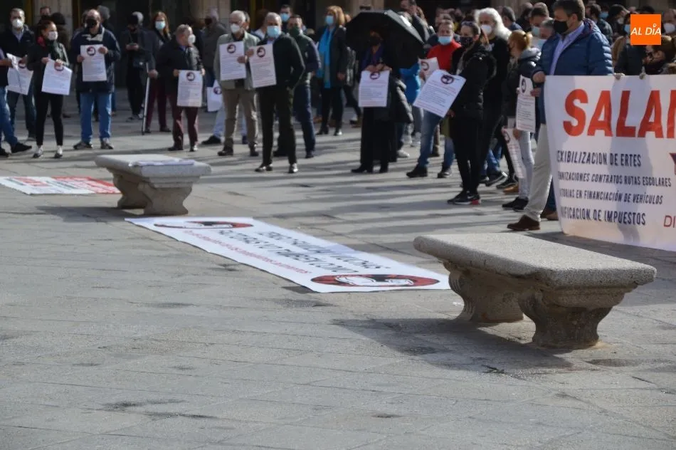 Foto 7 - &lsquo;Necesitamos trabajar&rsquo;, el clamor de aut&oacute;nomos salmantinos que reivindican ayudas a los...