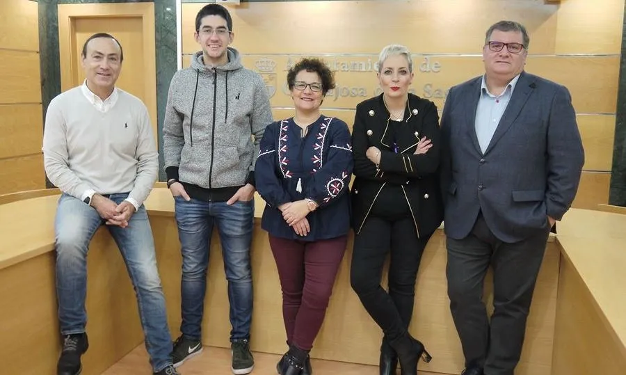 Foto de archivo de la presentación de la campaña de comercio local en Navidad del año anterior