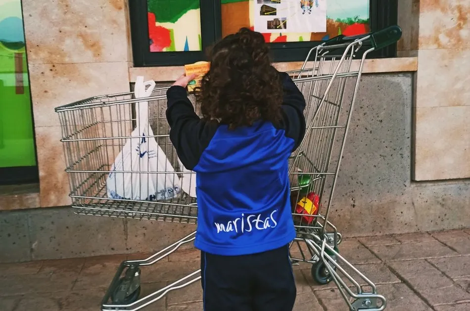 Foto 2 - El Colegio Marista se suma a la gran recogida del Banco de Alimentos&nbsp;