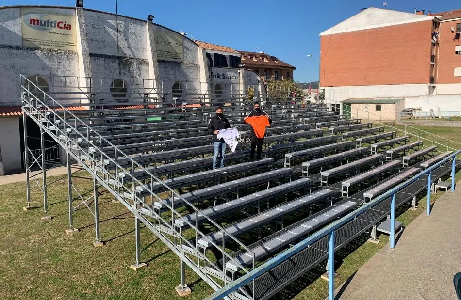 El Ayuntamiento instala otra grada supletoria en el Francisco Mateos  