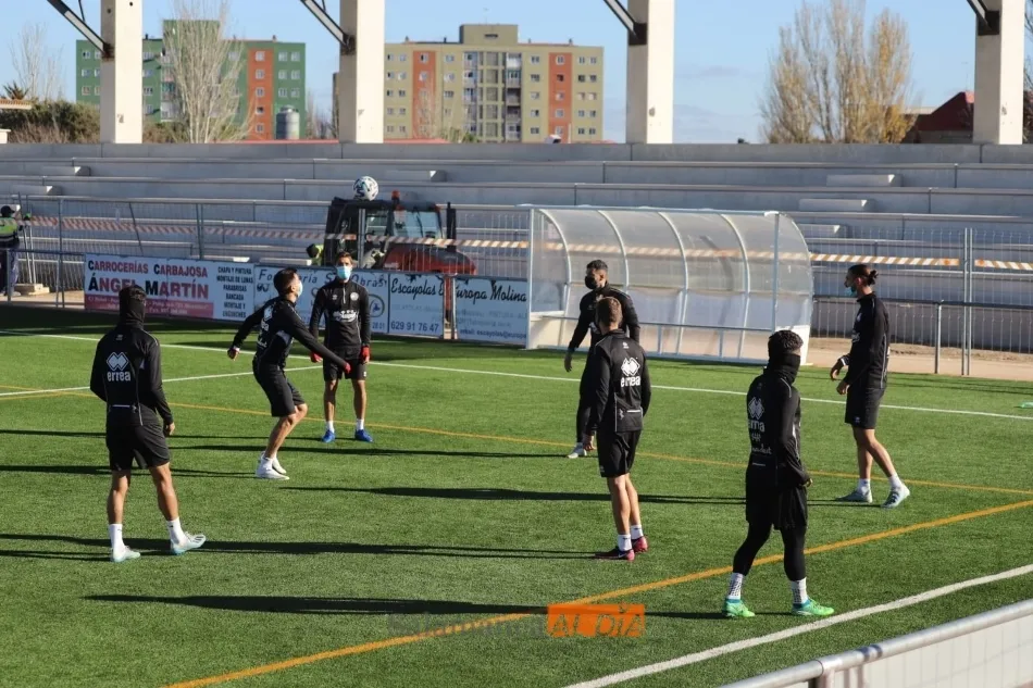Foto 2 - Unionistas ultima detalles en el entrenamiento para tratar de vencer al Coruxo en el Reina Sof&iacute;a