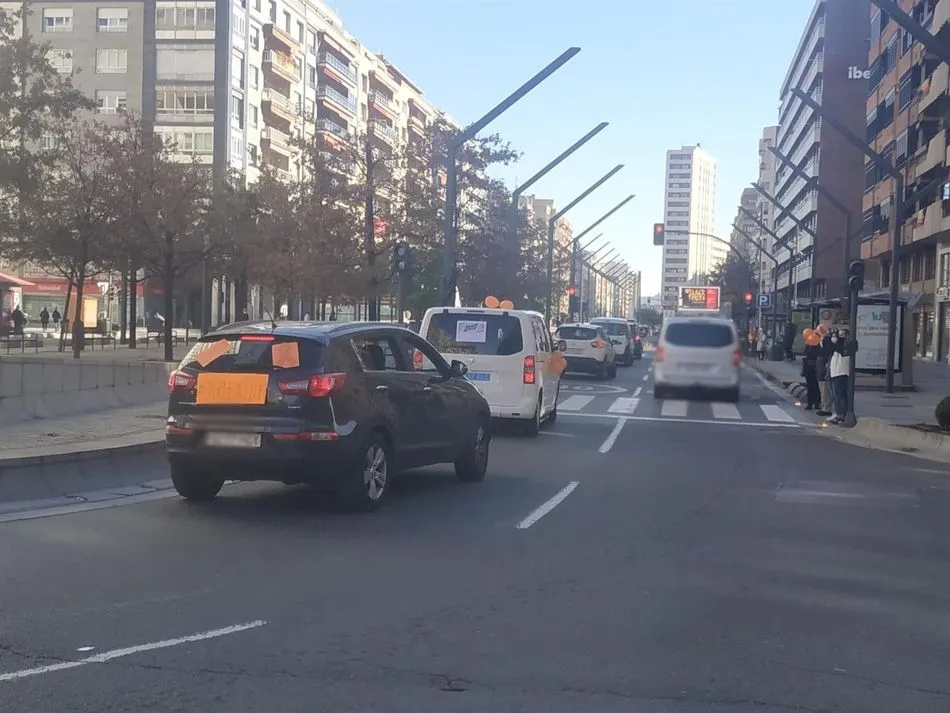 Foto 3 - Miles de personas en Espa&ntilde;a se manifiestan en coche contra la Ley Cela&aacute;