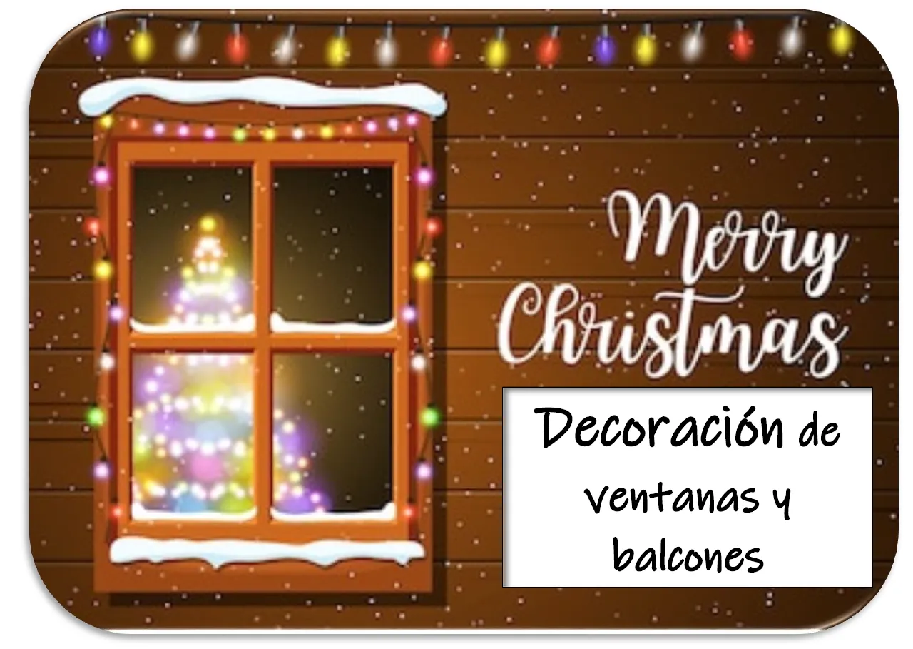 Cartel de la iniciativa de decoración de ventanas y balcones