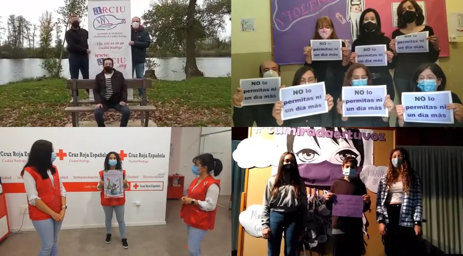 Los integrantes del Movimiento por la Igualdad difunden un vídeo colectivo con motivo del 25N  