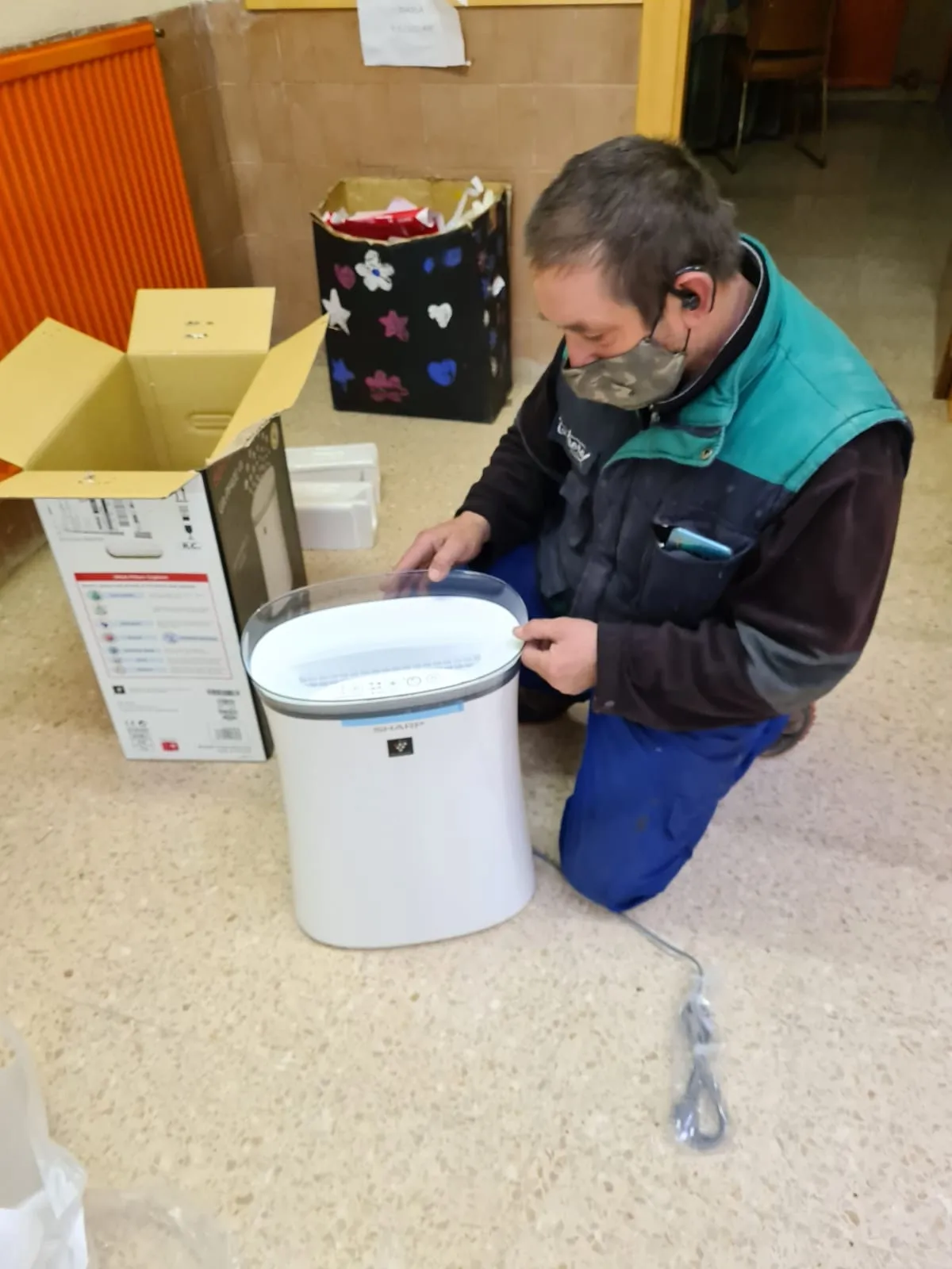 El Ayuntamiento de Cantalpino dota al colegio de purificadores de aire de alta eficiencia  