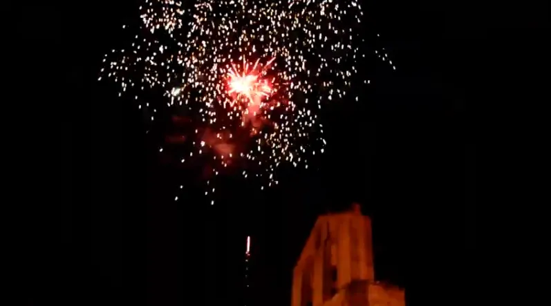 San Andrés lanza fuegos artificiales para hacer partícipes a los mirobrigenses de sus fiestas  