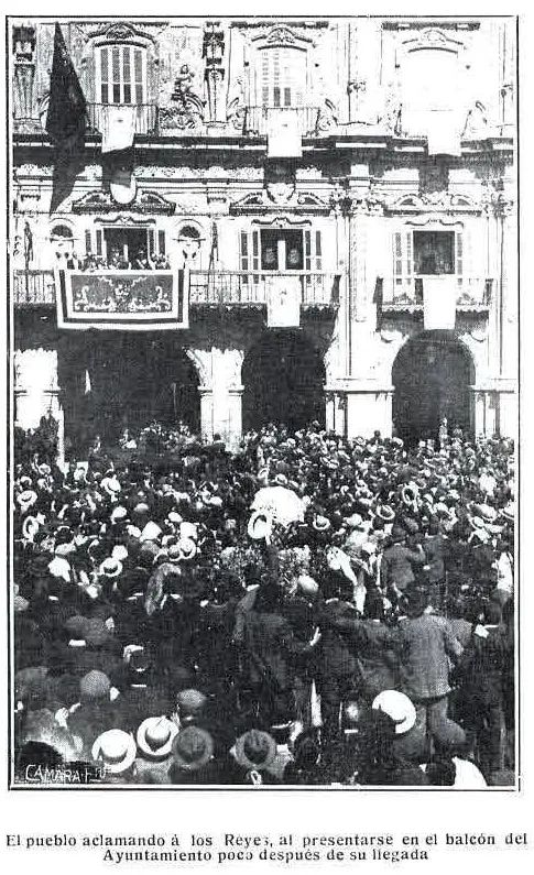 Foto 2 - La visita de Alfonso XIII y la primera piedra del nuevo Cuartel de Caballer&iacute;a Juli&aacute;n S&aacute;nchez...