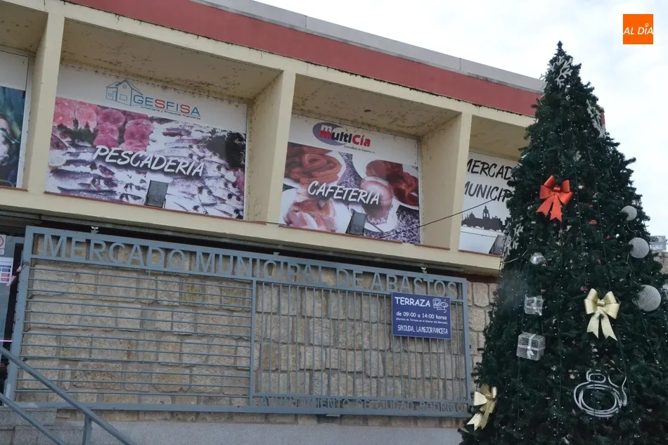 Foto 4 - El &Aacute;rbol de Navidad del Ayuntamiento hace parada este a&ntilde;o en el Mercado de Abastos  