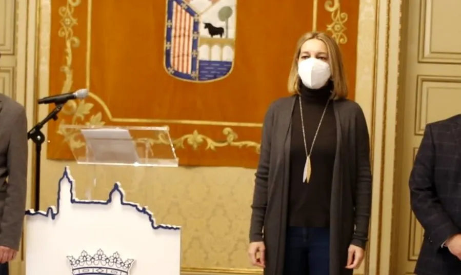 La directora general de Turismo de la Junta de Castilla y León en la presentación del certamen Maestres de Cocina en Salamanca