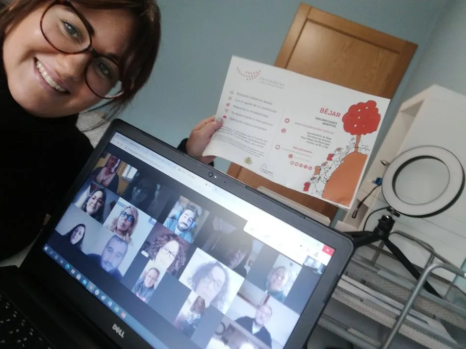 Foto 2 - Comienza la Lanzadera de Empleo de B&eacute;jar con 18 alumnos