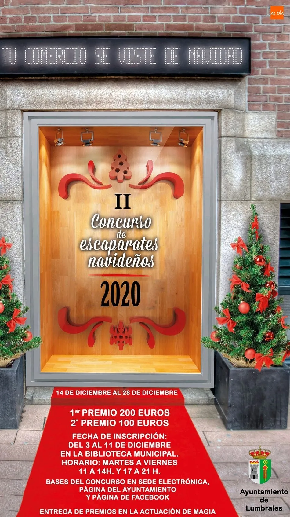 Foto 2 - El Ayuntamiento convoca el II Concurso de Escaparates Navide&ntilde;os de Lumbrales