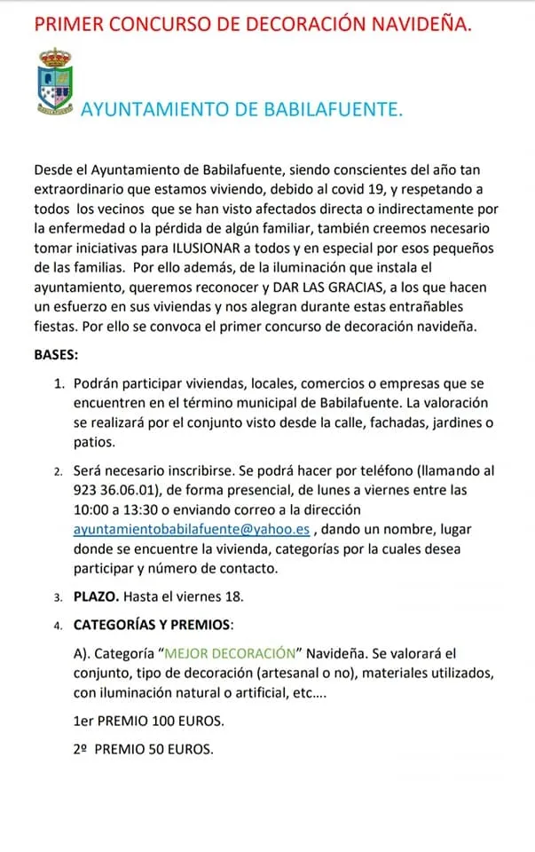Foto 2 - Primer concurso de decoraci&oacute;n navide&ntilde;a para ilusionar a todos en Babilafuente  