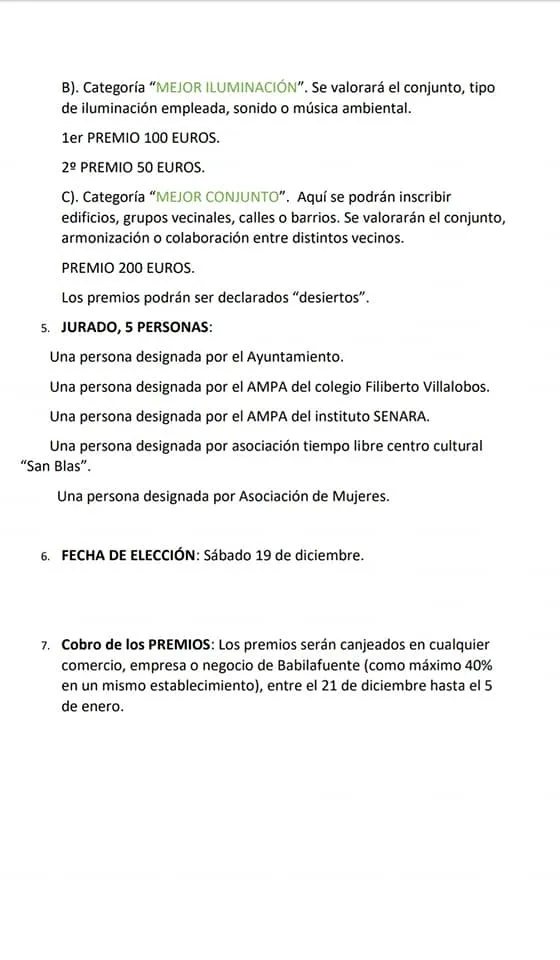 Primer concurso de decoración navideña para ilusionar a todos en Babilafuente  