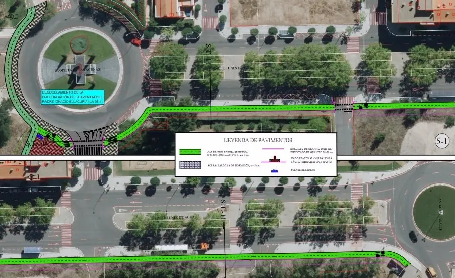 Las comunicaciones de los barrios trastormesinos mejorarán con 1.650 nuevos metros de carril bici