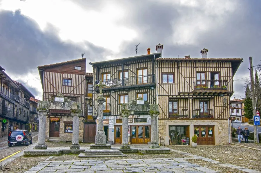 Casas de La Alberca, en la Sierra de Francia. Foto de Manuel Lamas