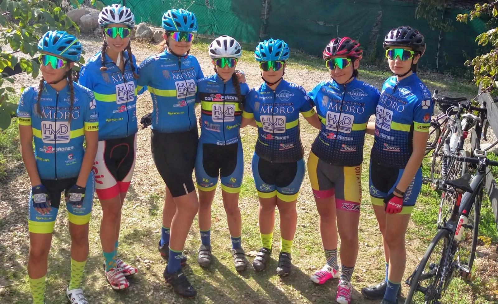 Un grupo de corredoras