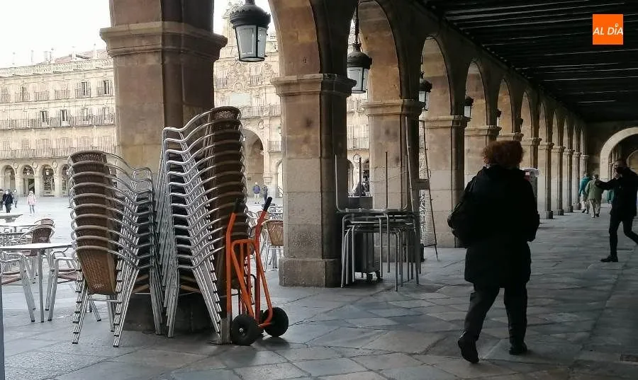 Foto 3 - Las terrazas de los hosteleros transforman el paisaje urbano de Salamanca&nbsp;