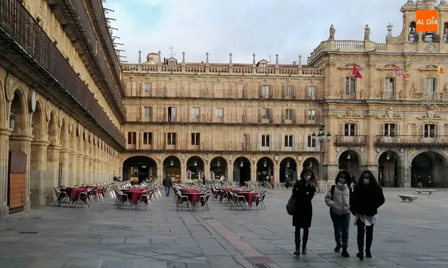 Foto 2 - Las terrazas de los hosteleros transforman el paisaje urbano de Salamanca&nbsp;