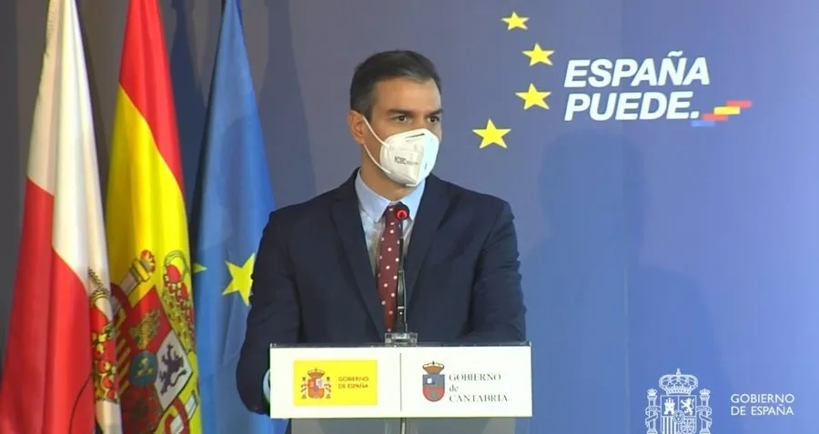 El presidente del Gobierno, Pedro Sánchez
