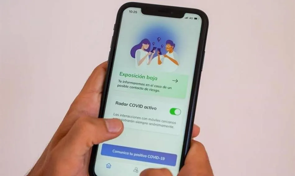 La aplicación móvil Radar Covid