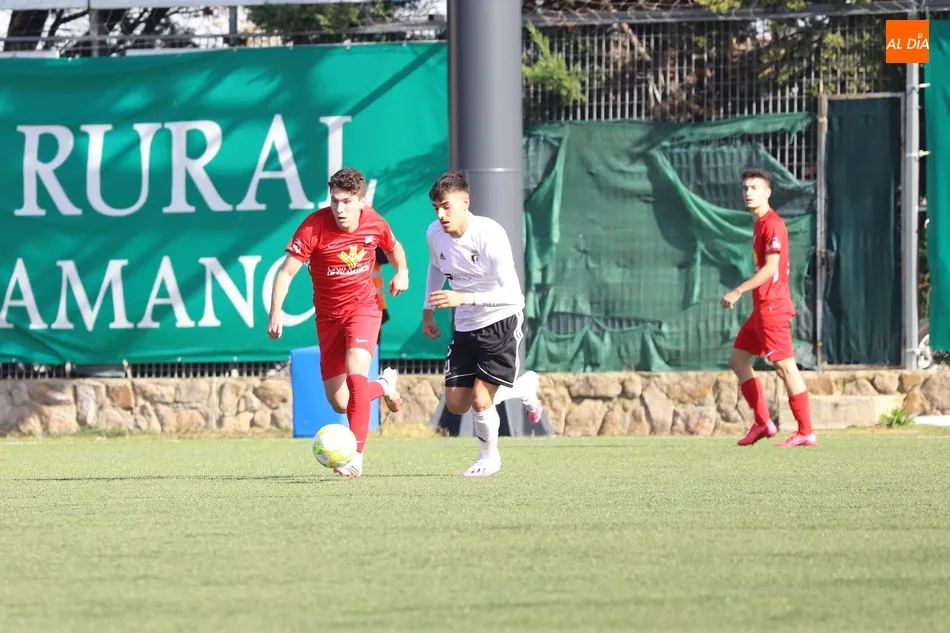El Santa Marta, en su partido con el Burgos