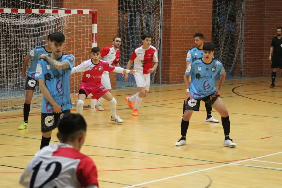 Un instante del encuentro del FS Unionistas frente al Espinar Arlequín - FS Salamanca