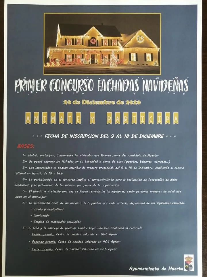 Un concurso fomentará la decoración navideña en las fachadas de Huerta  