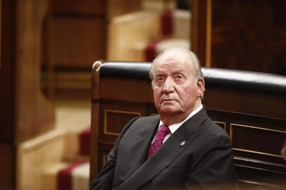 Foto de archivo del rey emérito don Juan Carlos I en el Congreso en 2018. - EDUARDO PARRA / EUROPA PRESS - Archivo