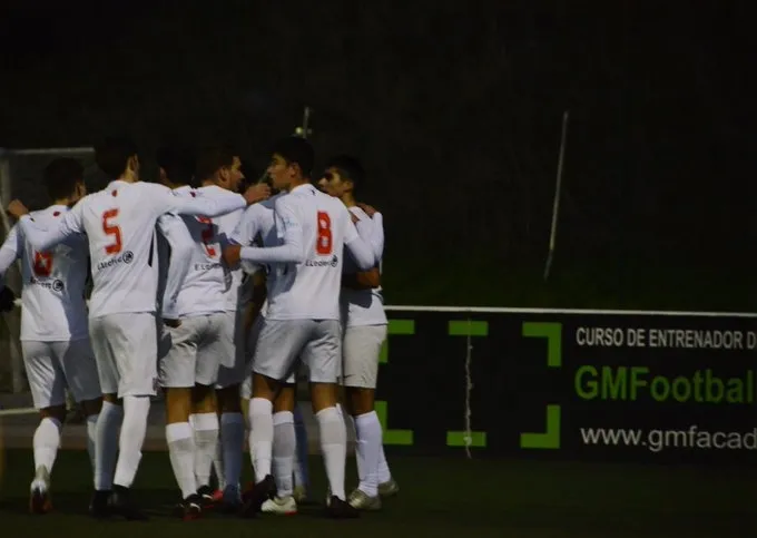Celebración de un gol del Santa Marta / UD Santa Marta