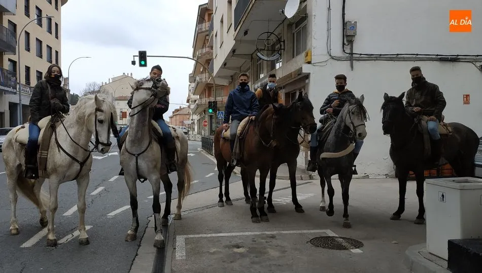 Jinetes de la zona d Valdefuentes de Sangusín