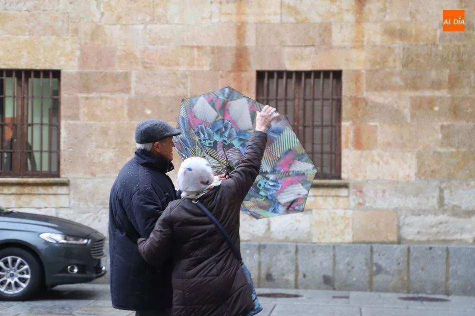 Foto 2 - La borrasca Ernest sustituye a Dora y vuelve el riesgo de nevadas y fuerte viento en Salamanca