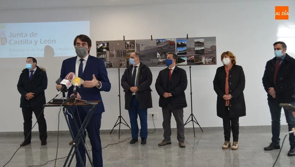 Acto de inauguración de la reforma de la estación de autobuses de Béjar