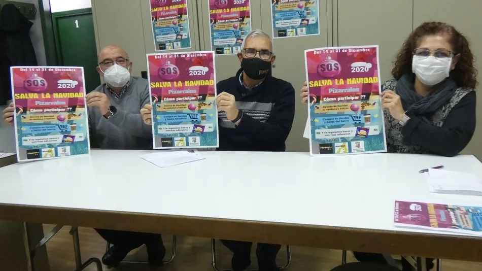 Presentación de la campaña Salva la Navidad en el barrio de Pizarrales